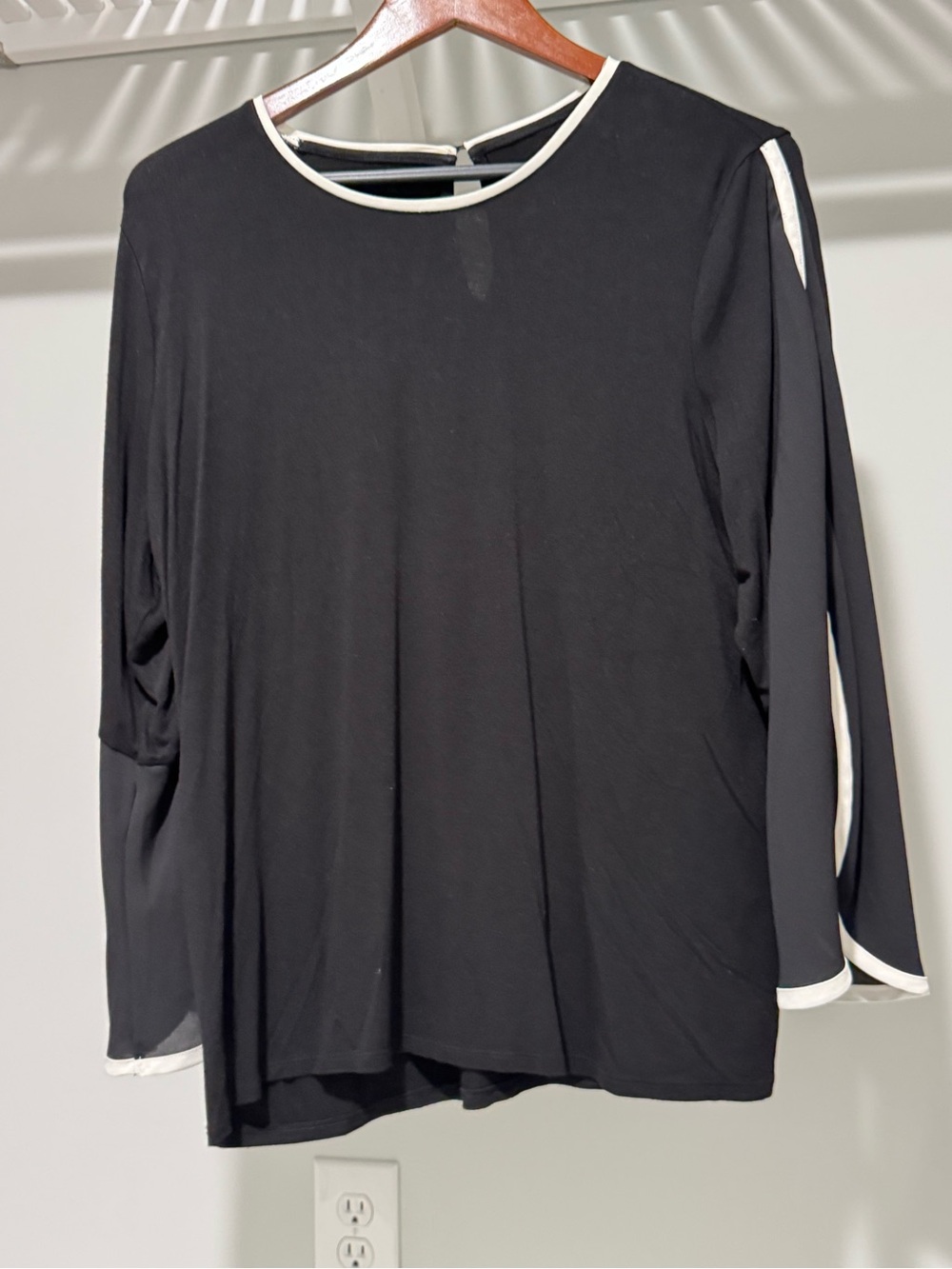 Chico’s Black Shirt- Size 2 - New without Tags